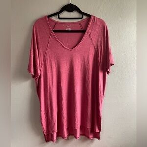 NWOT American Eagle oversized exposed seams tunic shirt. Size XS